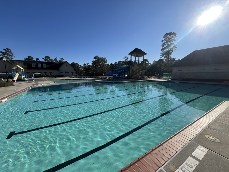 Resort pool services for commercial facilities